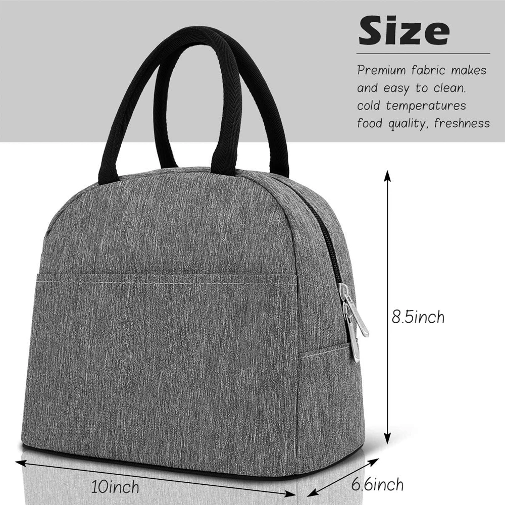 small thermal Cool Bag for Lunch bento Bag for Adults kids Carry Lunch Box