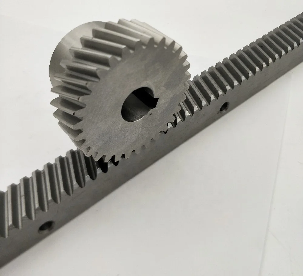 
C45 steel M1 gear rack and pinion 