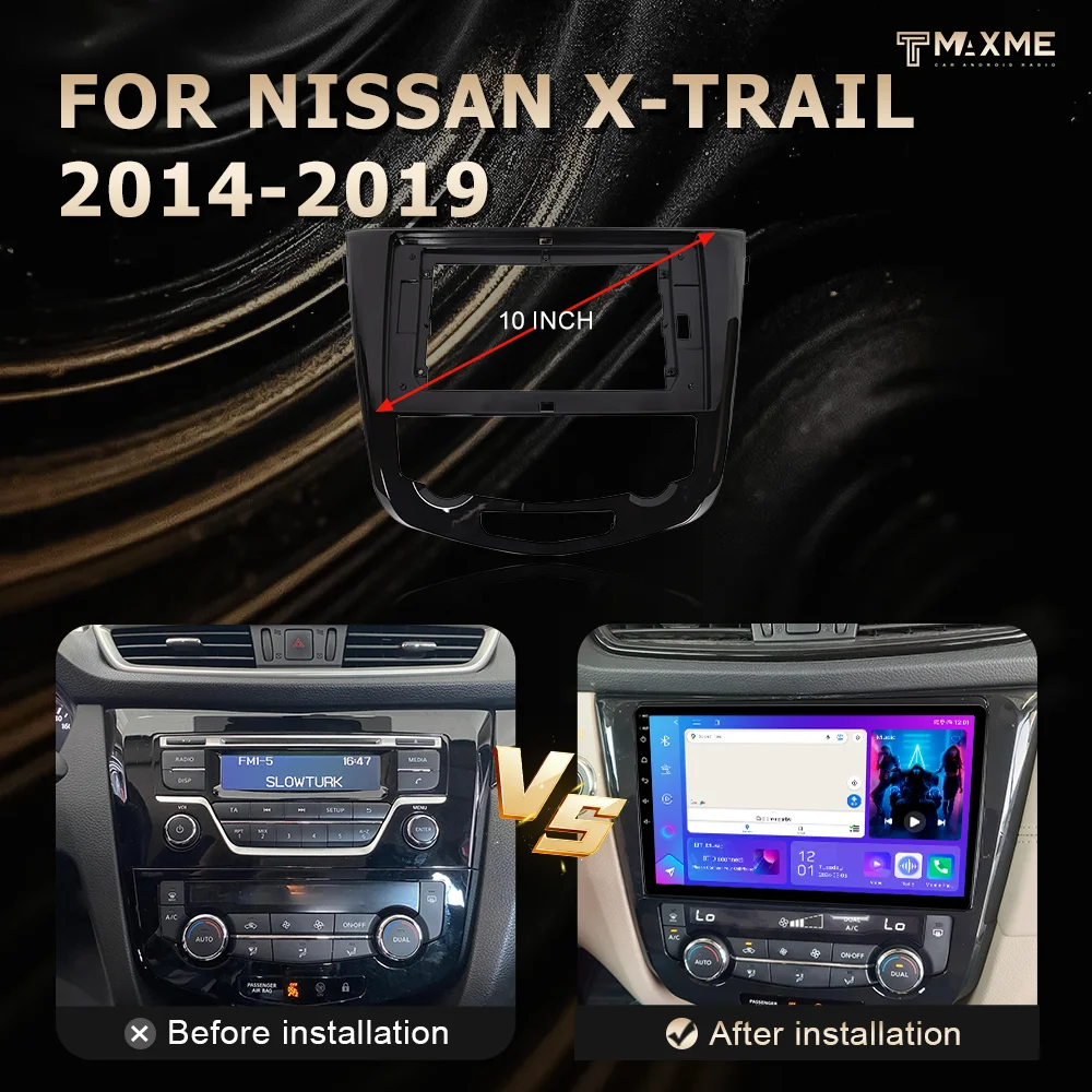 Maisimei Wholesale 9in 10in Car Frame FOR NISSAN X-TRAL CEFIRO MX6 2008-2012  FOR NISSAN X-TRAL 2003 2019