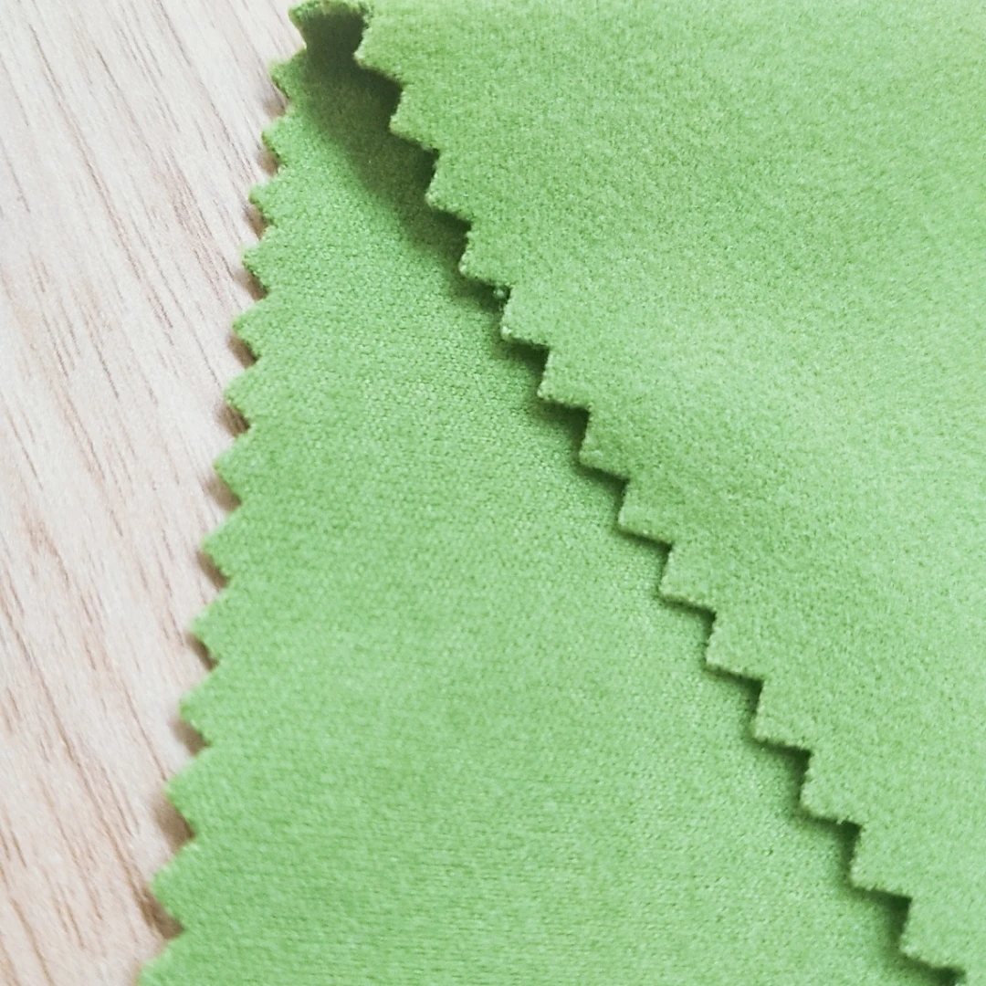 Low MOQ High Quality Custom Color Recycled Polyester Spandex Fleece Knit Brushed Fabric For Sweater