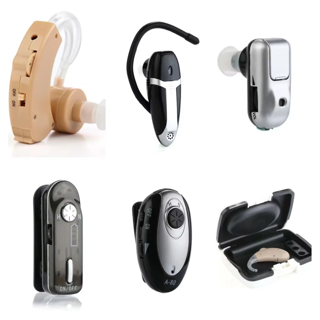 2023 best selling Hearing Aids With Bluetooth Wireless Rechargeable Digital Display acouophone Aid For Severe Hearing Loss