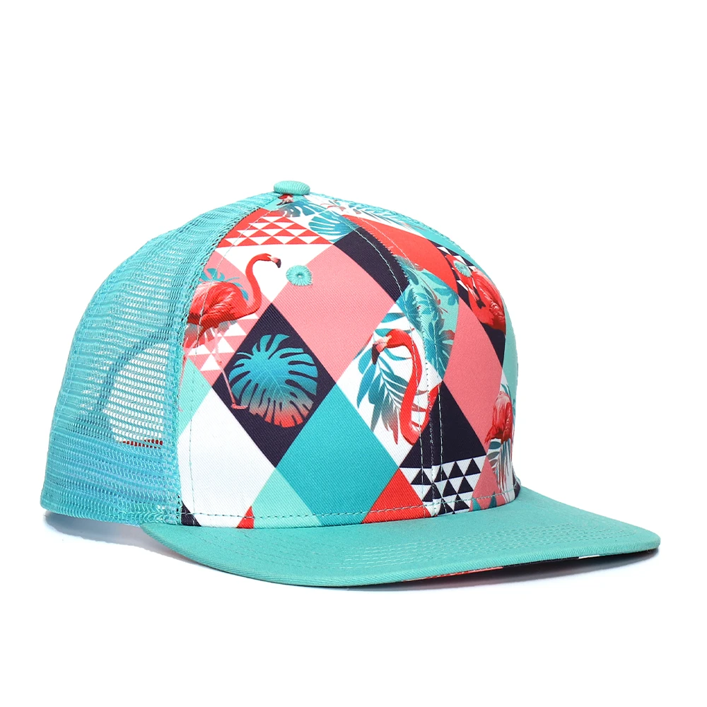 custom logo oem wholesale vintage retro yupoong mens mesh 6 panel sublimation trucker hat cap