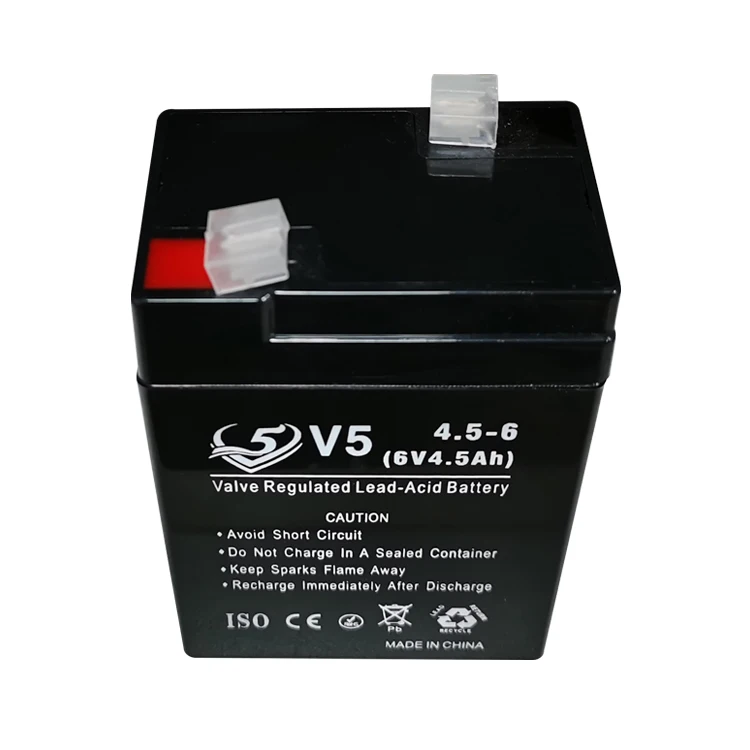 6V 4.5AH Rechargeable battery maintenance free AGM vrla deep cycle ups battery Sealed lead acid battery