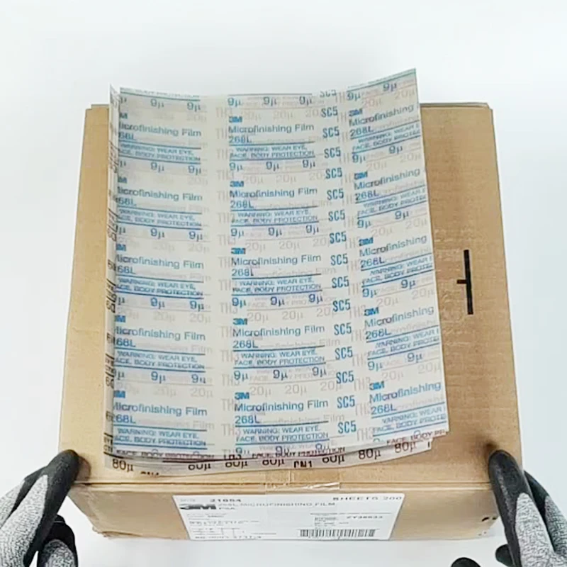 3M Sandpaper 268L Adhesive 216*280mm Clear Sandpaper Grinding Car Paint Spray Varnish Flow Hang Polishing Self-Adhesive Sand