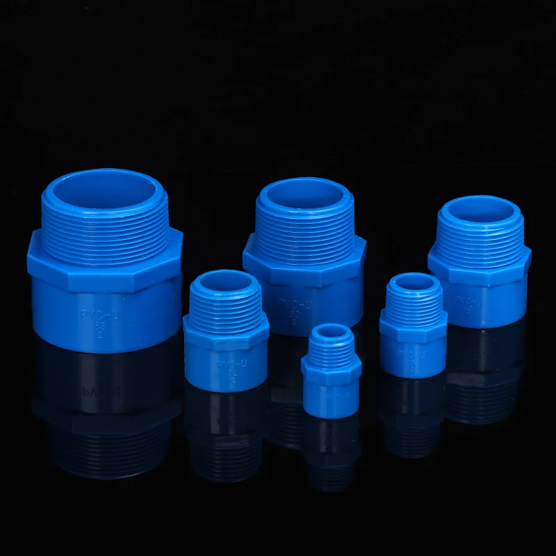 All size available PVC Pipe Fitting DIN Standard Plastic Male Adapter