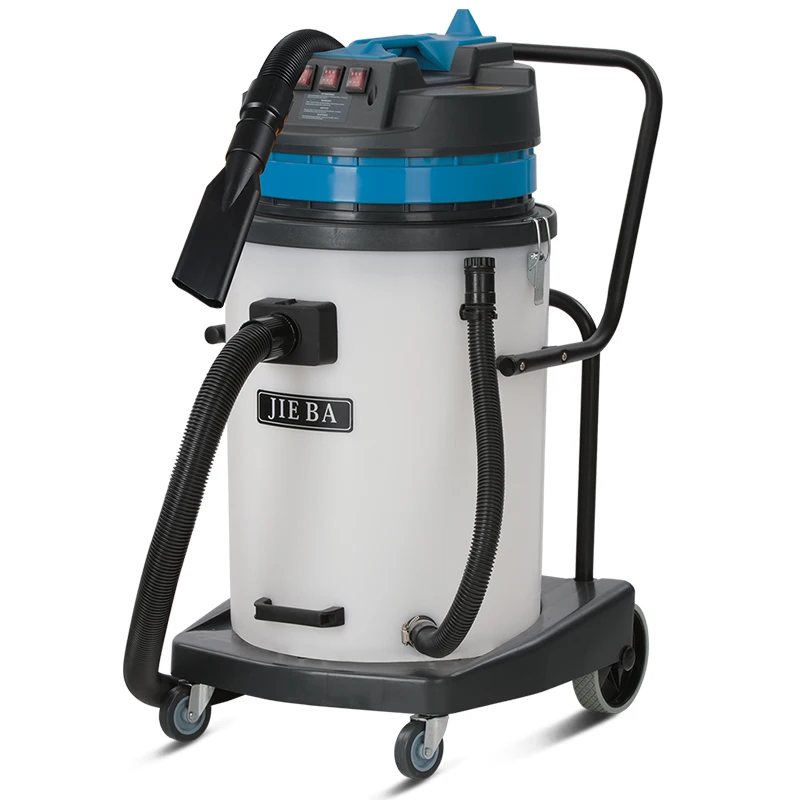 Синий автомобильный пылесос 70L для коммерческой мойки, шоппинг, высокомощное Очищающее Оборудование для автомобильного автоматического пылесоса