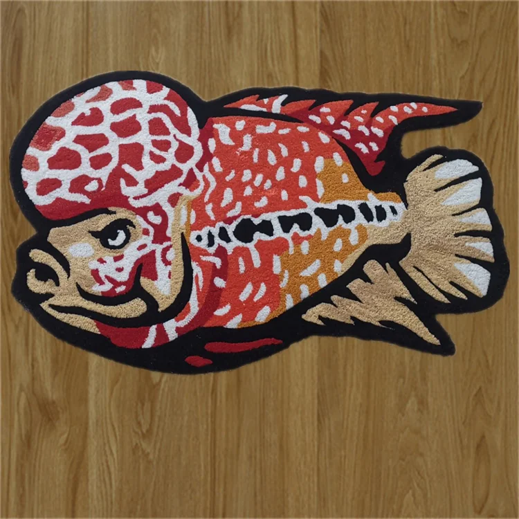 Animal Shaped Custom Rug Irregular Shape Design Custom Made Carpet