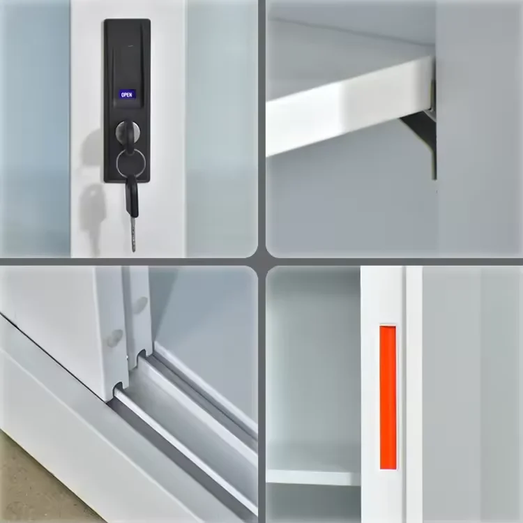 Wholesale Sliding glass door Transparent display case hand office cabinet Cabinet for Medical Musical  Chemical