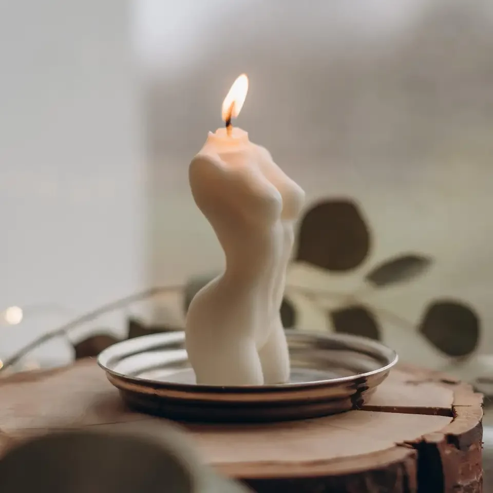 Fashion Favorite Quality DIY Clay Process Durable Custom Silicone Candle Mold for Candle Making Silicone Candle Mold