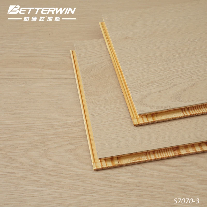 Оптовая продажа водонепроницаемый ламинированный деревянный настил 12 мм немецкий Hdf ламинат в елочку