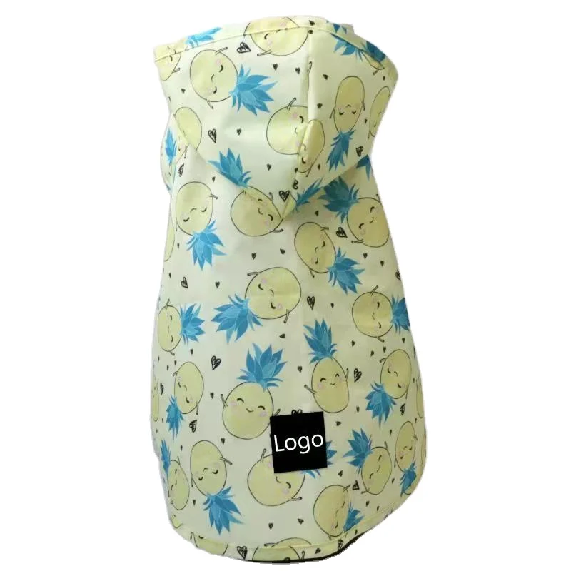 Wholesale Customization Windproof And Waterproof 100% Polyester Pet Rain Coat