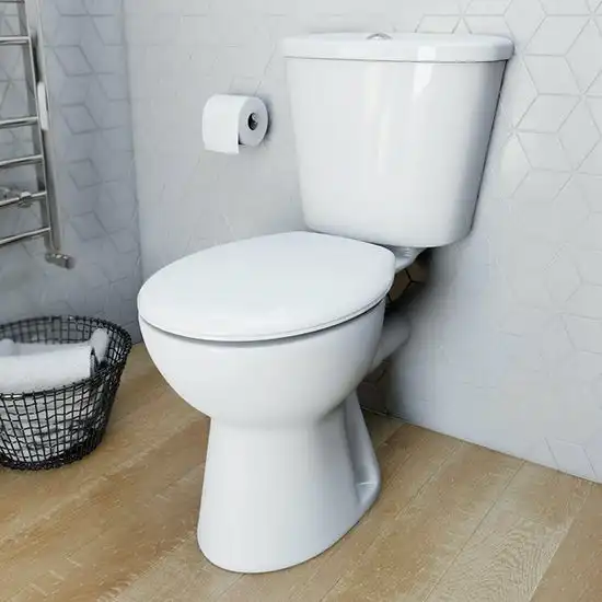  Modern design bathroom rimless close coupled europe ceramic toilet suite with full pedestal