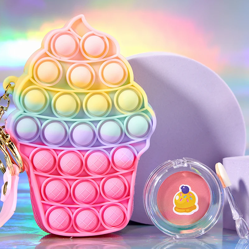 gift kits pretend princess high quality hot children scented sweet cosmetics kit private label girls non toxic kids makeup set