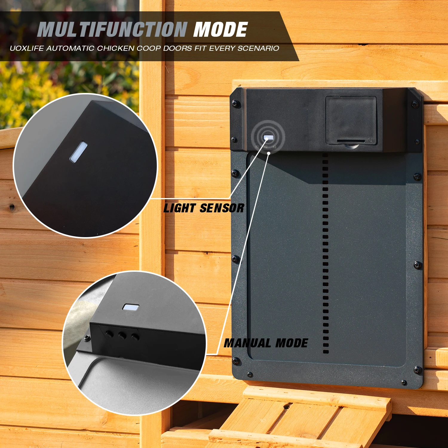 USA In Stock chicken coop door winter chicken coop door opener youtube best automatic chicken coop door 2021