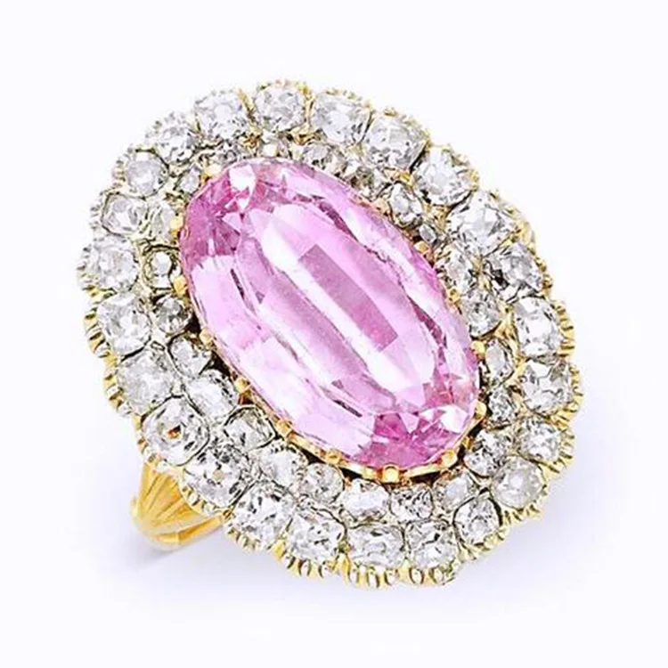 Color pink topaz round shape moissanite diamond 5mm CAB Cabochon Natural Stones Beads for gemstone jewelry necklace