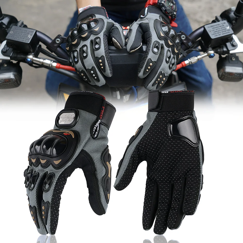 Hot Sale Touch Screen Bike Outdoor Sports Protective Racing Gloves for Men Women  Full Finger  Motorcycle Gloves