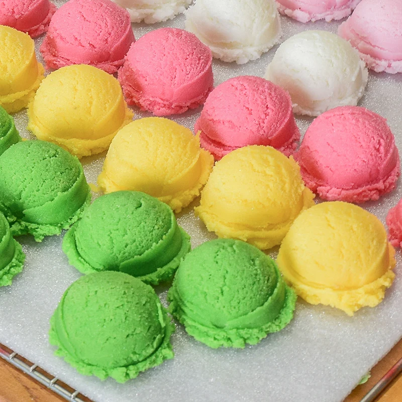 Simulation Scoop Ice Cream Cup Model Fake Cone Cake Decoration Household Children Play DIY Toys Ball Display Faux