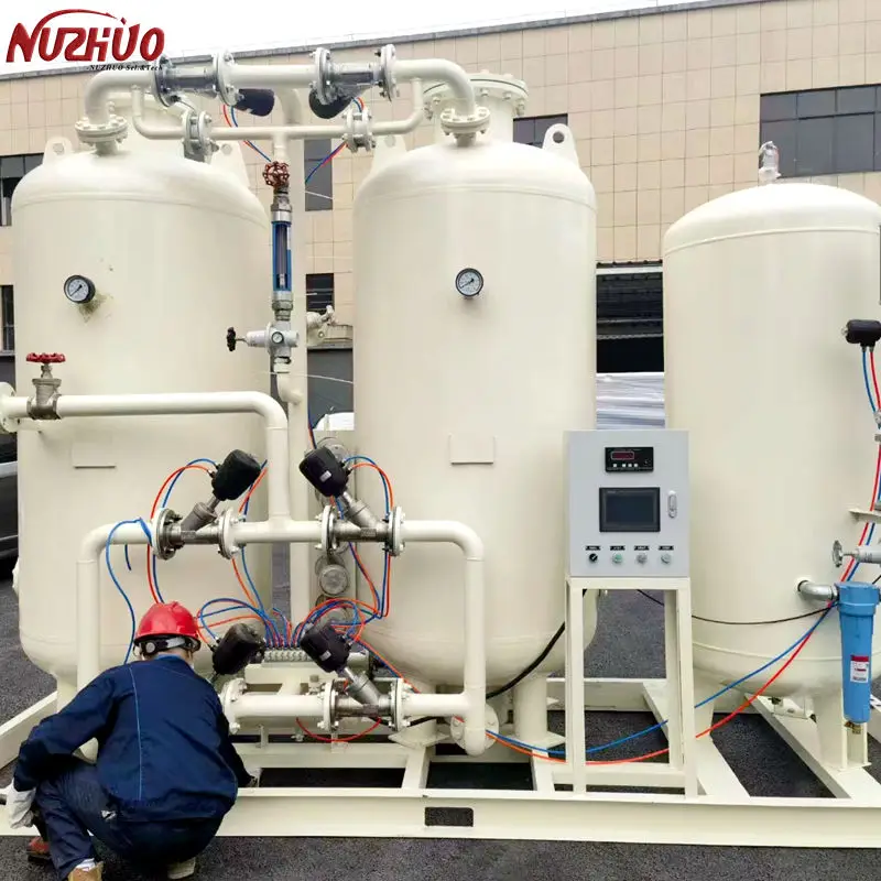 NUZHUO Planta De Oxigeno 3Nm3/h-100Nm3/h Multi-function Industrial Oxygen Making System PSA O2 Station