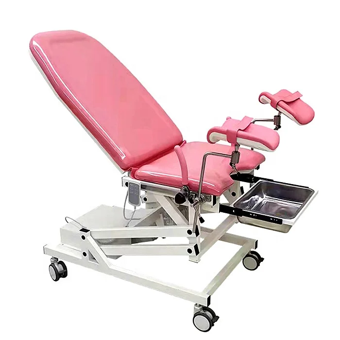 Good Price Clinic Use Medical Exam Chairs Gynecologist Pink Examination Table Examination Bed For Hospital Use