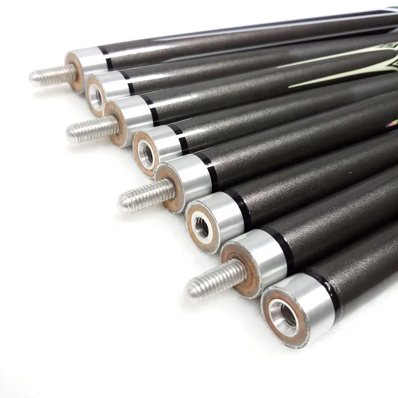 xmlivet cheap 13mm Carbon fibre Billiards Pool cue sticks grey colorful 1/2 split Carbon cue sticks can customize China