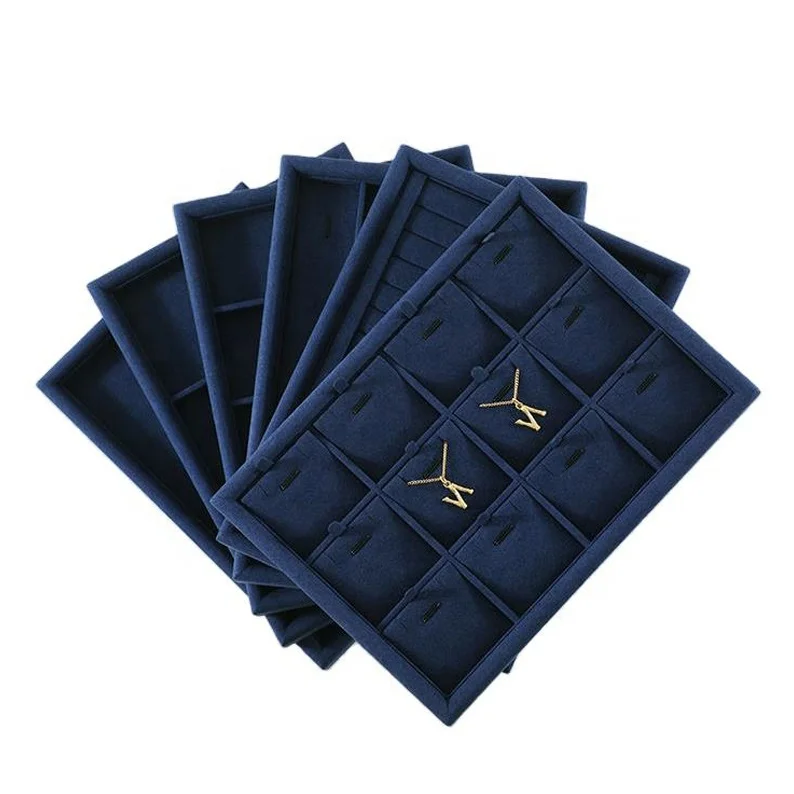 Hot Selling Factory New Design Customized Logo Storage Organizer Jewelry Tray For Necklace Earring Display
