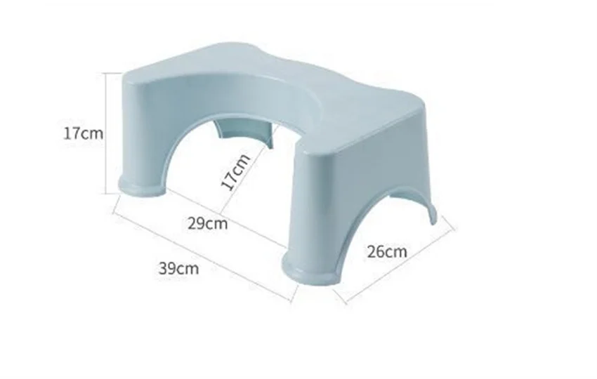 Thicken Toilet Stool Bathroom Squatty Potty Footstool Household Pedal Stepping Sitting Chair Feet Portable Toilet Stool