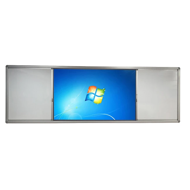 Sliding Whiteboard Good Quality School Interactive Sliding Whiteboard For Classroom