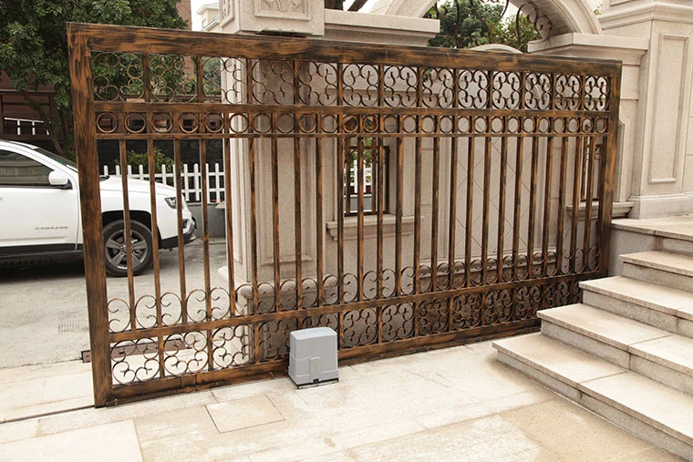 FORESEE DC24V Sliding Door Opener Motors Battery Automatic Sliding Gate Operator DC24V& AC110V/AC220V Dual Input