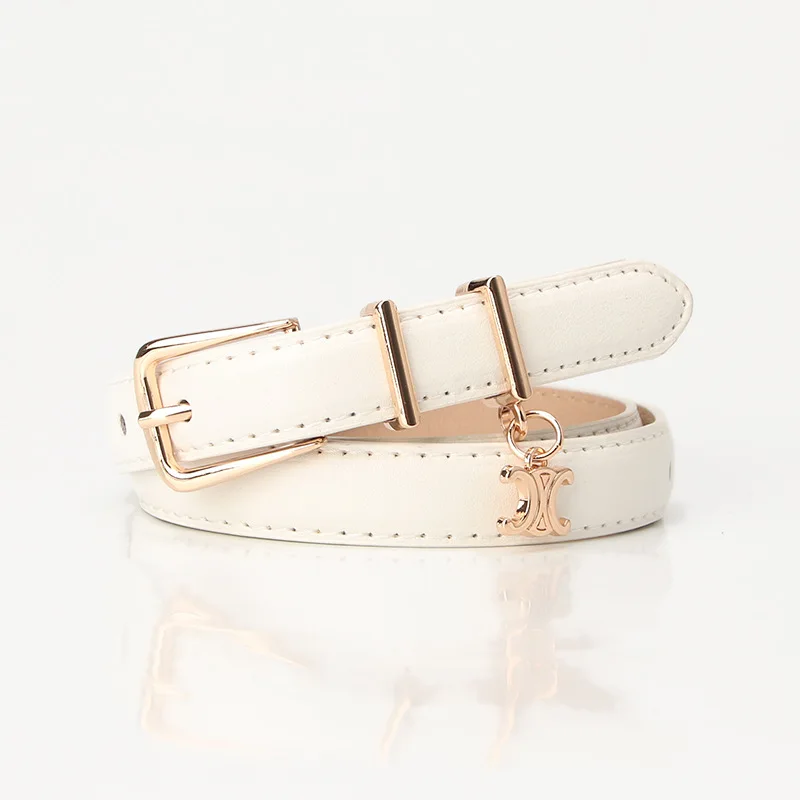 Wholesale Casual Versatile Simple Belt Pin Buckle Metal Fashion Denim Ladies Belt Decorative Dress Jeans Belt