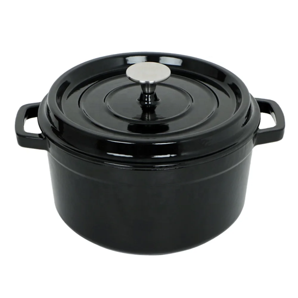 Dutch Oven Red Enamel Cast Iron Pot Pot With Lid