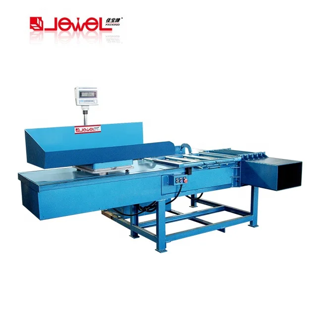 5kg bale weight-fixed mops Baler machine Horizontal Fixed Weight Textiles Baling Press Hydraulic Rag Baler Machine