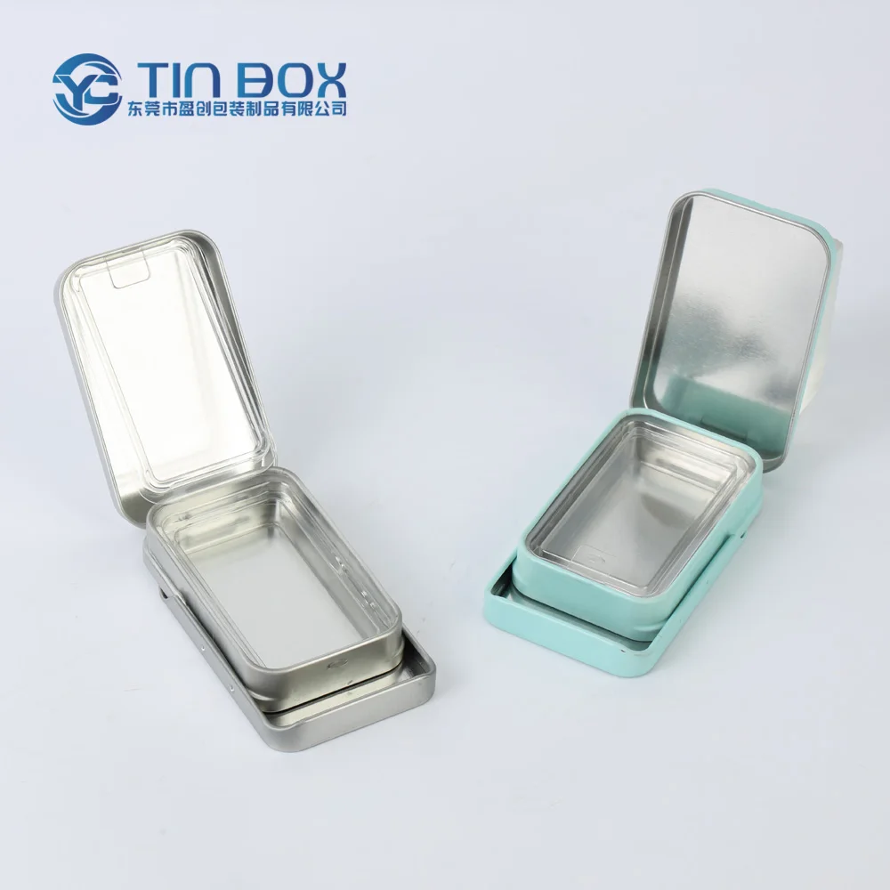 Custom Child Resistant Child Proof Metal Tobacco Cookie Tin Box Packaging Sliding Box Tin Case For 5/Five Packs Rolls
