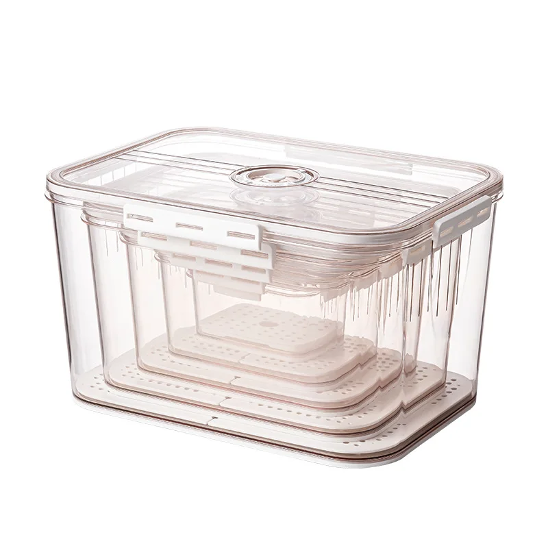 KiMin Hot sale fridge Storage Box Organizer Fridge Vegetables Fresh Containers Refrigerator Storage boxes