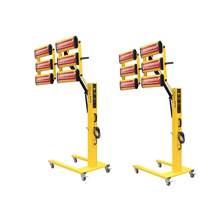 Six-Lamp Shortwave Infrared Paints Curing Automotive Lamp
