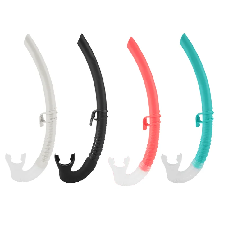 
2021 manufacturer wholesale safety high quality silicone young macarons color matching free diving swimming scuba snorkel 