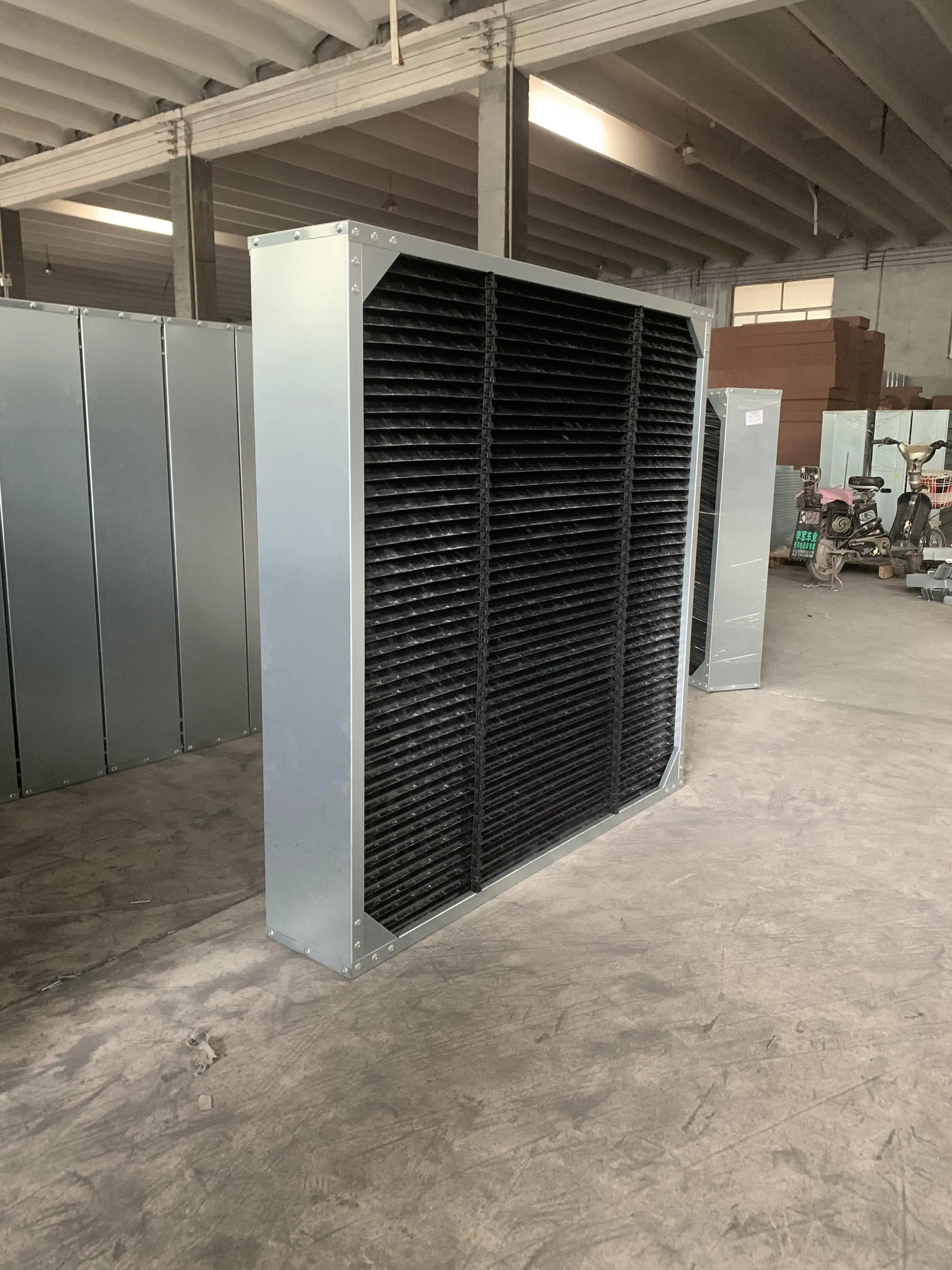 Pengda Cheap Galvanized steel Poultry House light trap filter combine with exhaust fan