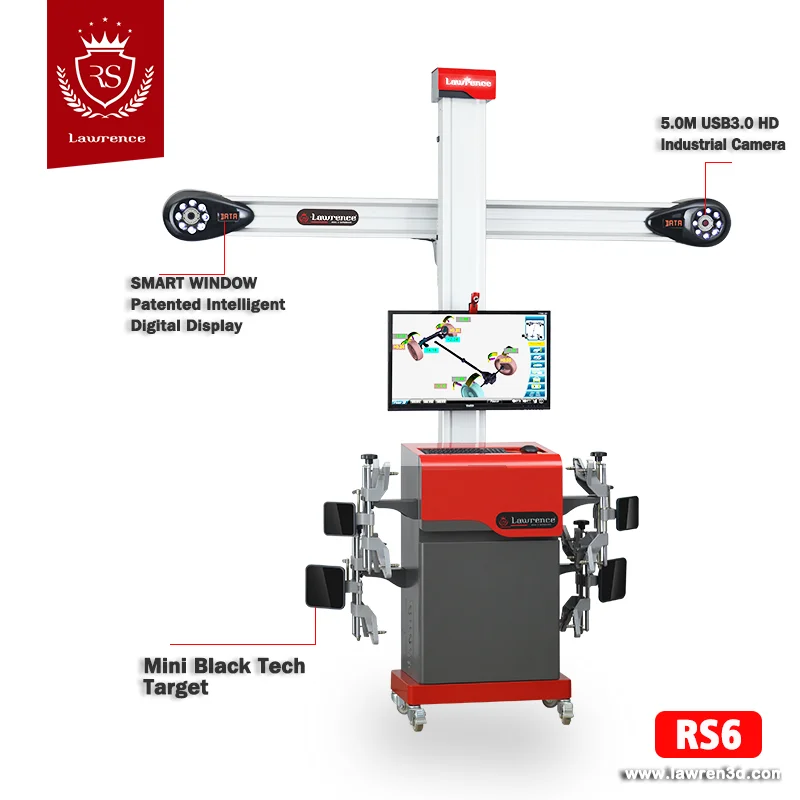 Lawrence RS6 garage equipment 3d software wheel alignment machine
