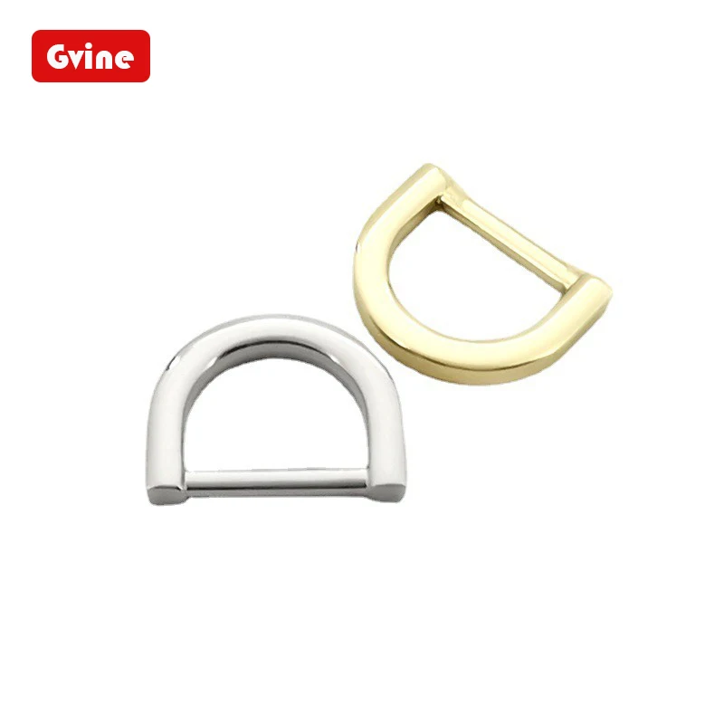 High Quality Metal D Ring Buckles Clasp For Handbag Leather Craft Bag Strap Decor Connect Hook Hang Webbing Buckle Accessories