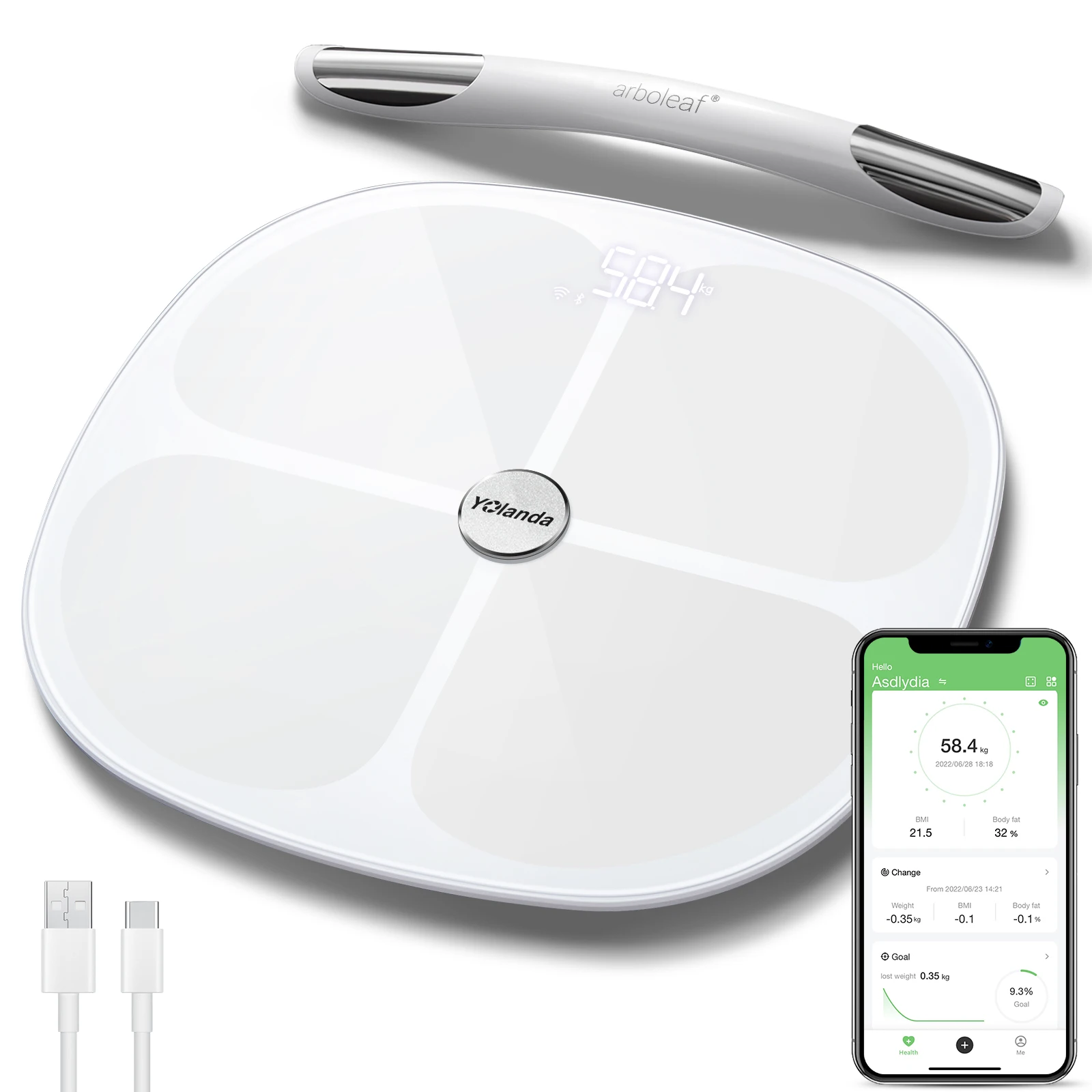 OEM Умные Электронные весы для ванной комнаты Bluetooth Wi-Fi заводская цена Ио стекло корпус портативные цифровые светодиодные батареи приложение 180 кг
