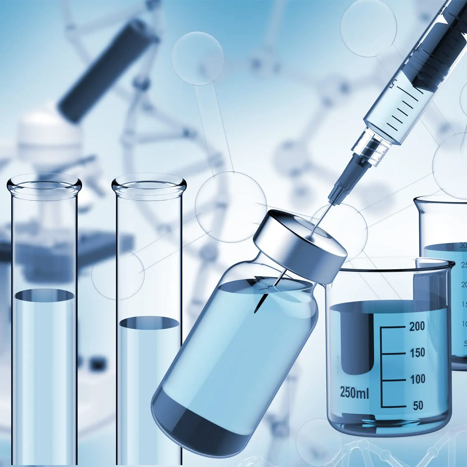 Pet Hospital Animal Veterinary Medical Syringe Portable Volumetric Infusion Vet Stainless Steel Needle plastic vaccine Syringe