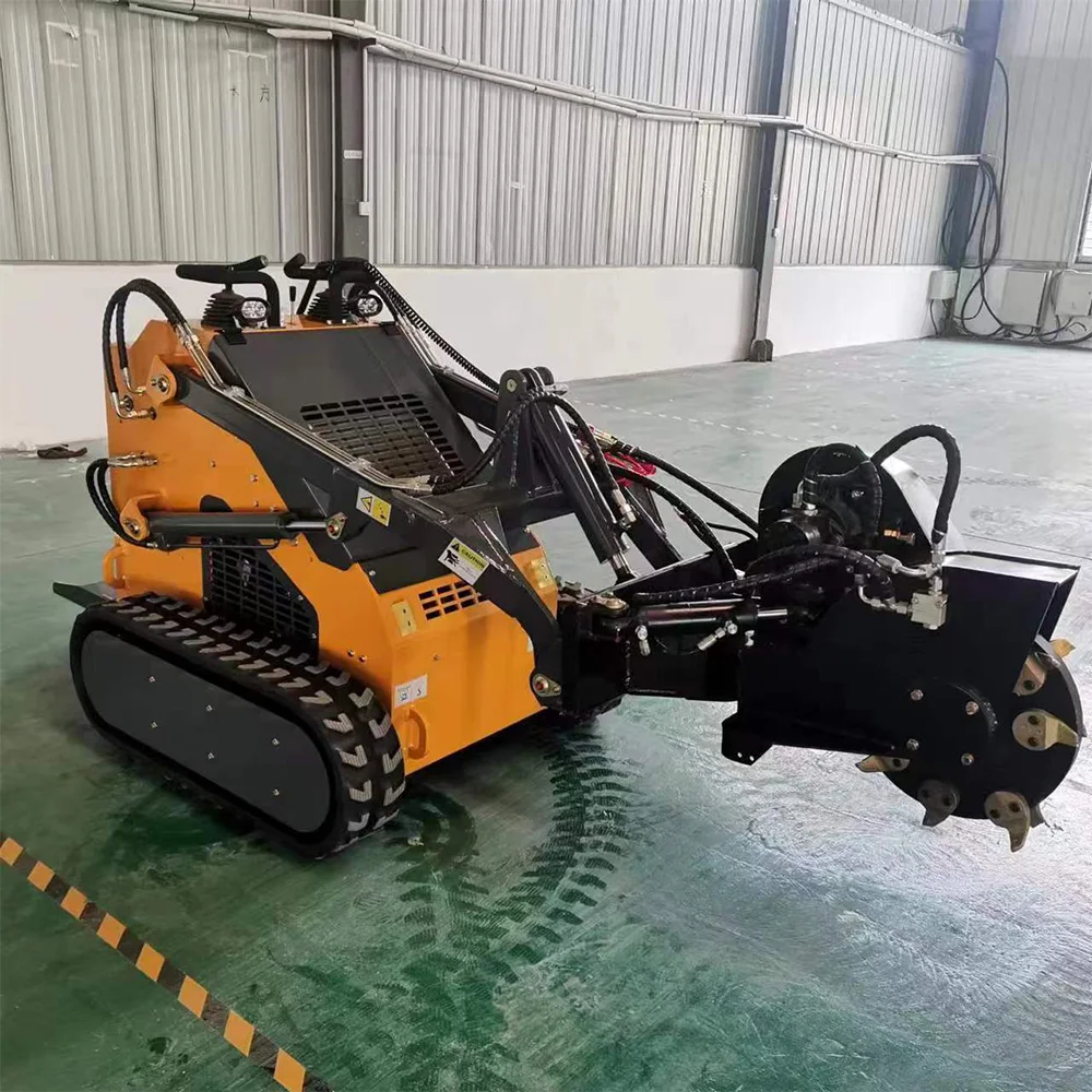 Skid Steer Attachments Swinging stump grinder Attachments For Mini Loader