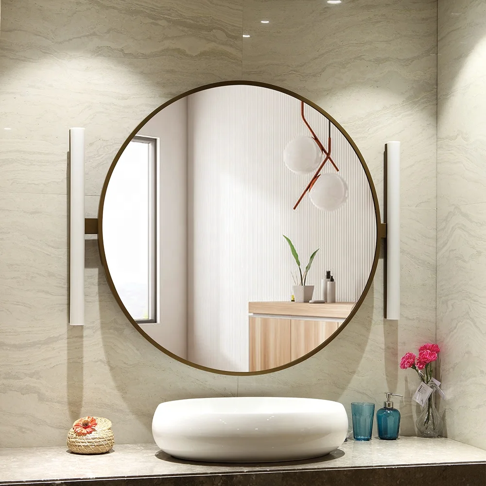 Round Shape Home Decor Wall Mounted High Output LED Lighted Bathroom Mirror