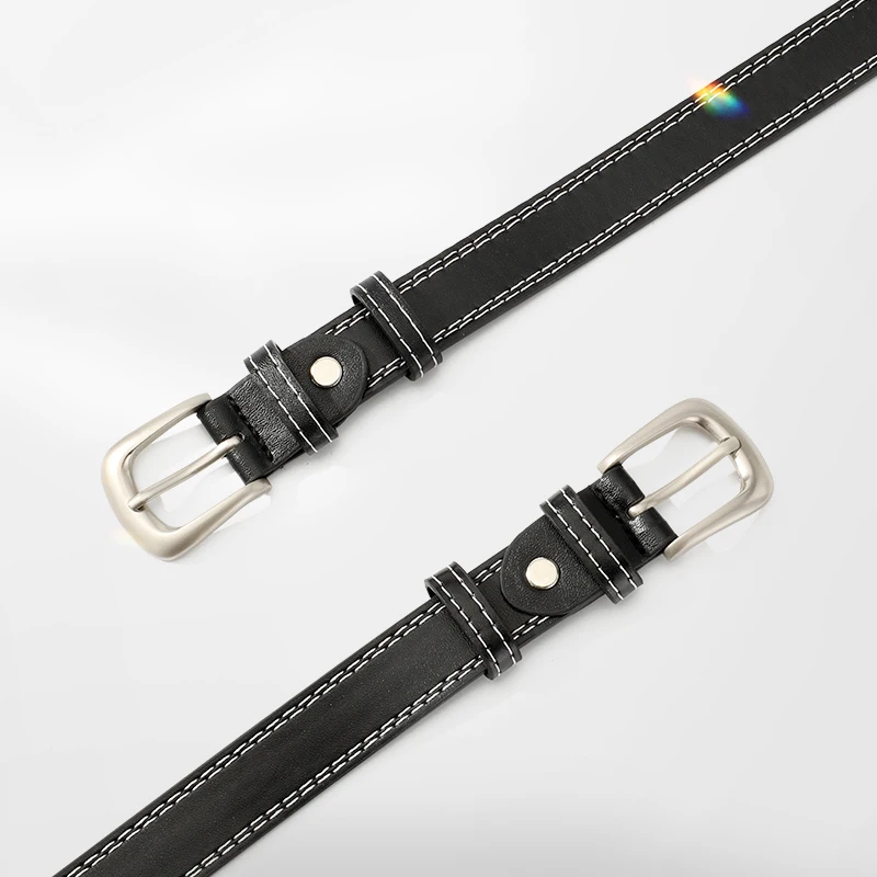 Durable Dress Pant Belt Women Leather Waist Belt