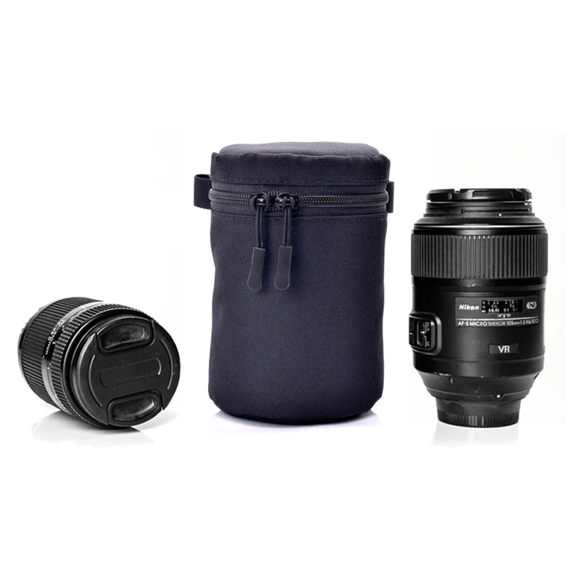 Manufacturing Custom Travel DSLR Compact Waterproof Small Digital Gear SLR Camera Lens Pouch Bean Bags Case Photography
