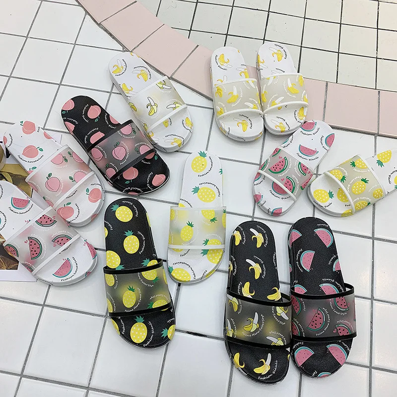 Красивые сланцы с фруктами, женские сандалии No.928