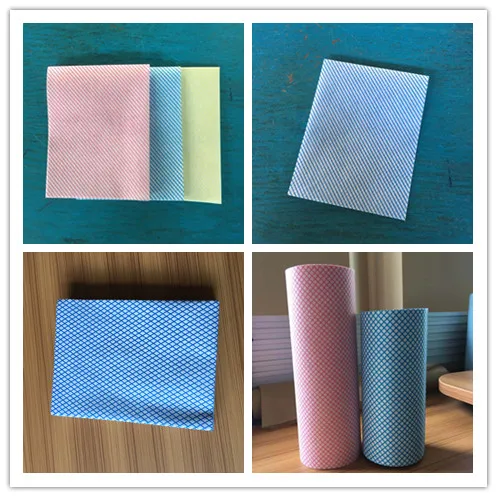 
50pcs/roll disposable home kitchen dish cleaning cloths, bathroom washing lazy rags 