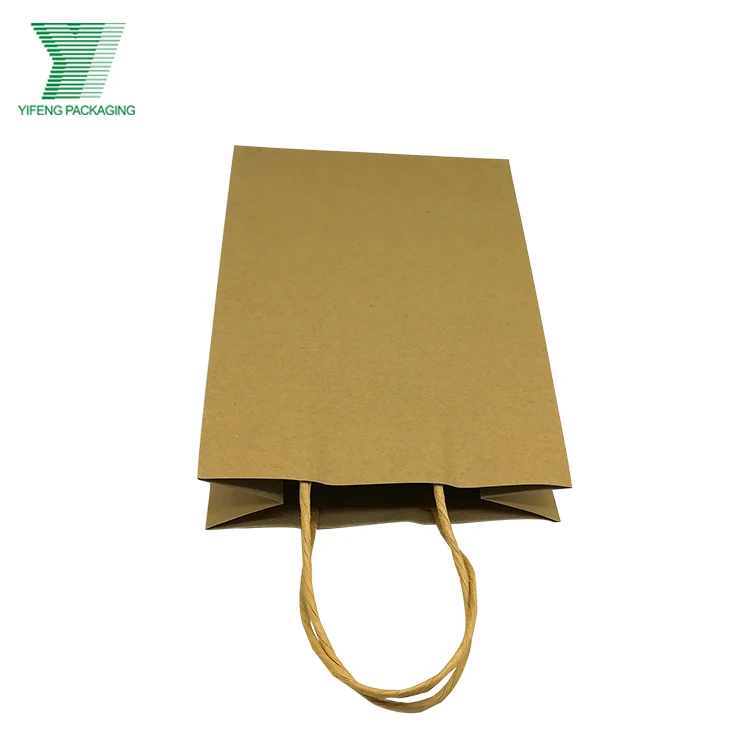 White Green Kraft  Industrial Surface Packaging Paper Gift Bag with Handle Item Custom Logo Wholesale Grocery  Print  Paper Bags