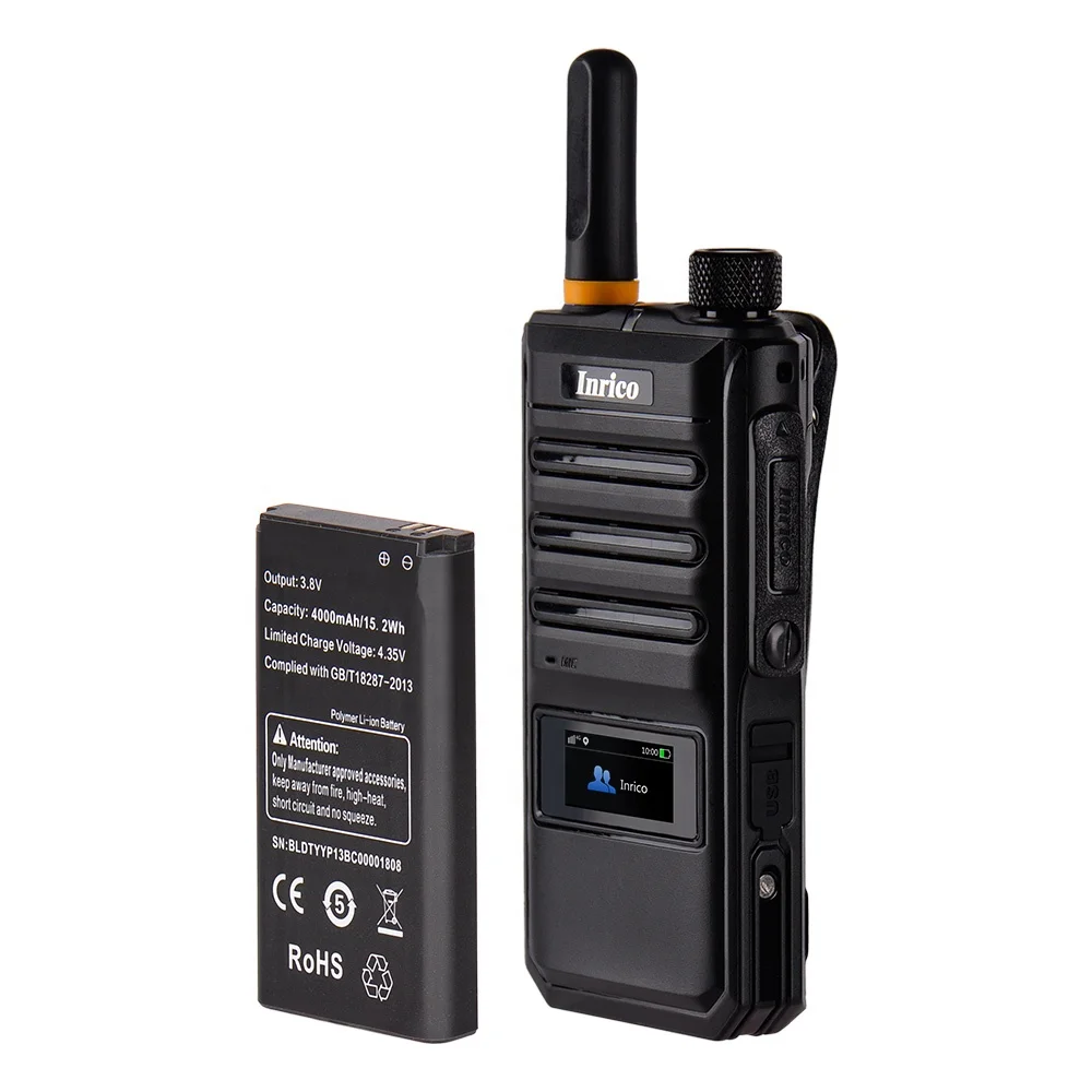 Рация Inrico T620 LTE 4g с дисплеем приемопередаточная радиостанция мигающим светом gps/Wi-Fi/bt лидер