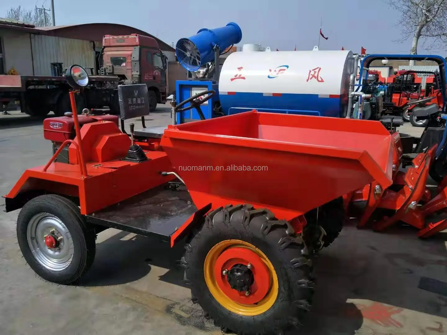 Free shipping mini dumper sobre orugas sino truck dumper dimensions with different weight