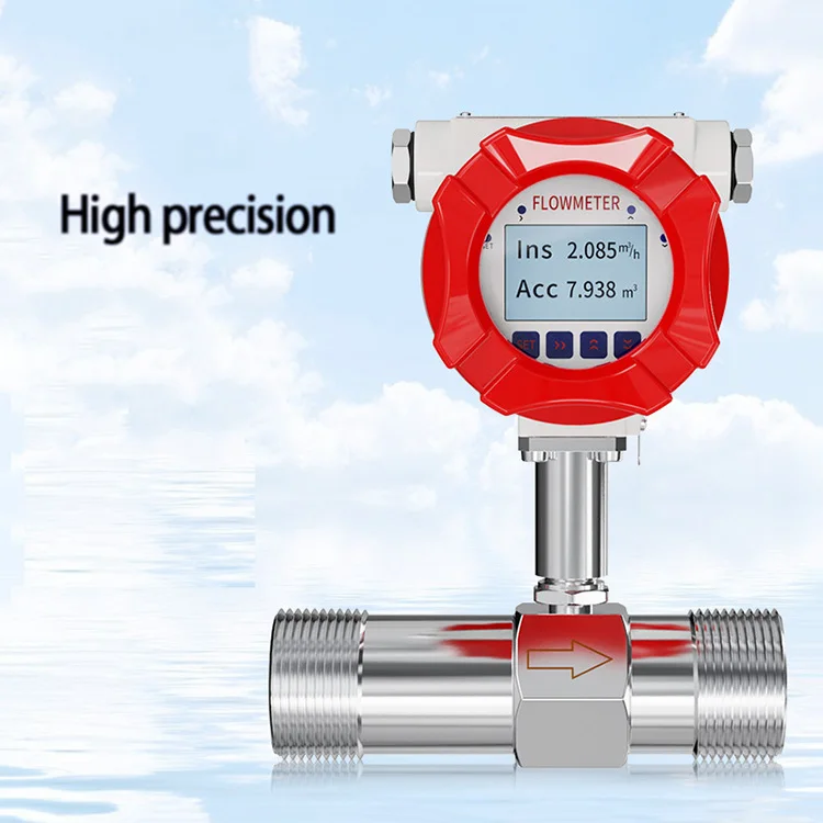 High Accuracy Liquid Turbine Flow Meter for Water and other Fluid Measurement